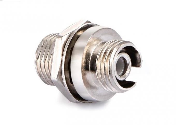 Round Small D Fiber Optical Adapter , Flange FC - FC Flexible Coupling Adapter