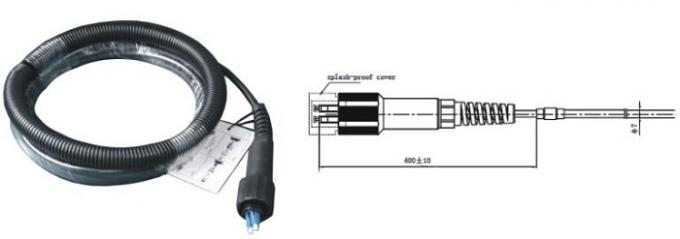 DLC - DLC Duplex Patch Cord 7.0mm , FTTa 4 Core Multimode Fiber Optic Cable