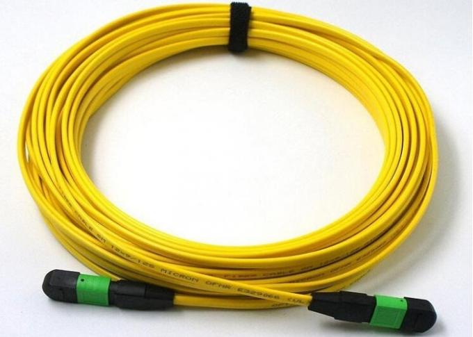 OM1 OM2 MPO Trunk Cable , MTP - MPO Fiber Connector For LAN Network