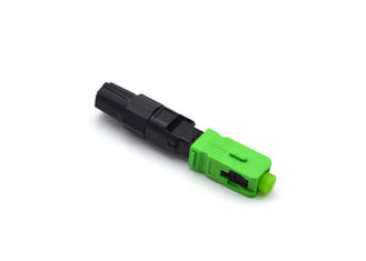 China Circle Cable Fiber Optic Fast Connector 53mm SM / MM Optical Cable Connector supplier