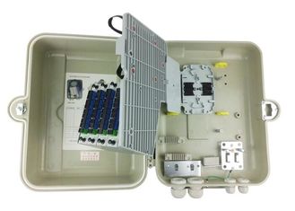 China FTTH Fiber Optic Distribution Box 32 Ports SMC Material Cable Termination Box supplier