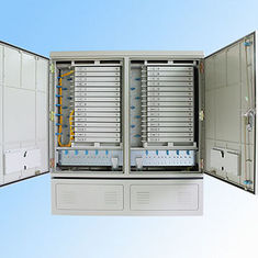 China IP 65 576FO Street Fiber Optic Joint Box Cabinet Stainless steel SMC Housing supplier