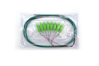 China High Return Loss Optical Fiber Pigtail 8 Cores SC SM Patch Cord Fan-Out Pigtail supplier