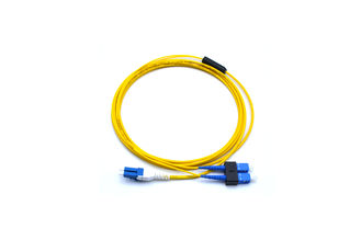 China SC-LC Singlemode Duplex Fiber Optic Cable / Connector / Jumper For Computer Network supplier