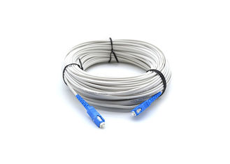 China Simplex G652D Fiber Optic Butterfly Cable Ftth Drop Patch Cord With SC/UPC Connector supplier