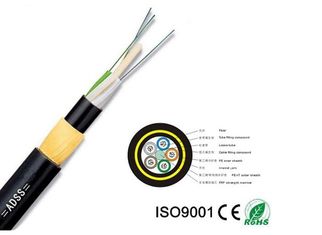 China Aramid Yarn Fiber Optic Cable High Voltage Power All - Dielectric 12-144 Core supplier
