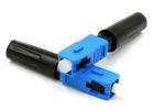 China Quick Assembly Connector For Indoor Cable , Blue Optical Fiber Connectors SC / UPC factory