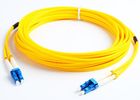 China 2 Core Single Mode Fiber Optic Cable 3M G652D 9 / 125um Fiber Jumper Cables factory