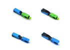 China Green Fiber Optic Fast Connector 52mm Fiber Optic SC Connector For 2 X 3mm Drop Cables factory