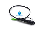 China Customized Length Fiber Optic Patch Cord Mini SC APC Waterproof Connector Black factory