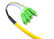 G657A1 SC / APC Pigtail Simplex , Yellow 4 Core Single Mode Fiber Optic Cable supplier
